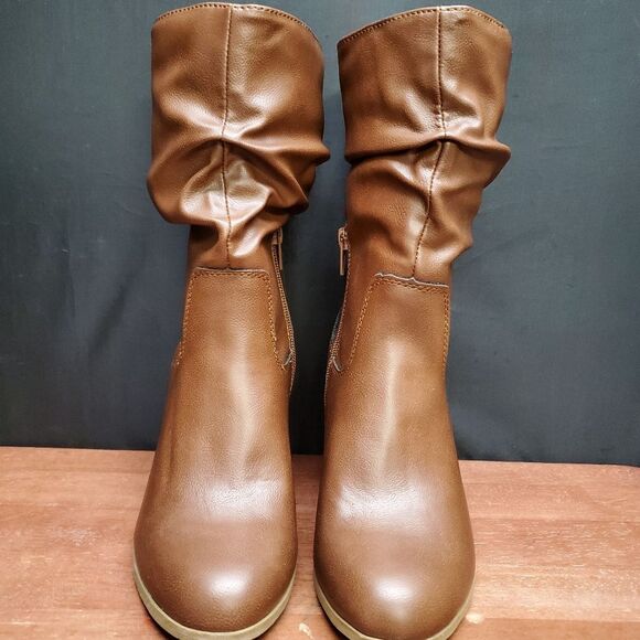 Style & Co Saraa Cognac Boot Size 6 - Picture 2 of 10